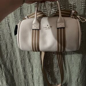 Kate Spade Cream and Tan Crossbody Bag